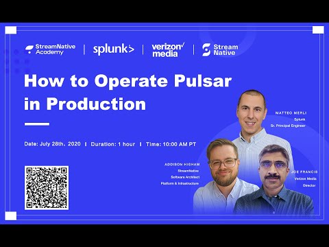 StreamNative Webinar - How to Operate Pulsar in Production