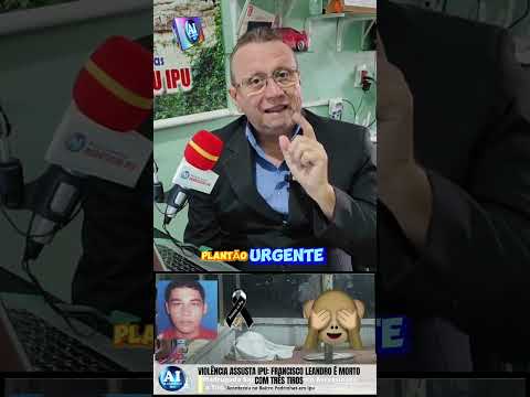 FOI MUITA BALA EM IPU #ipu #ceara #violenciaurbana #brasil