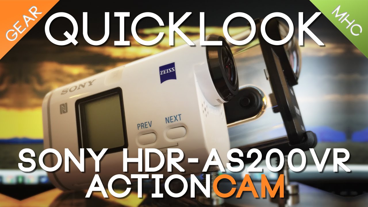 Экшн камера Sony HDR-AS200V