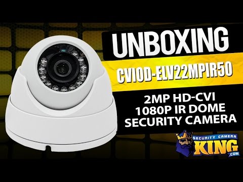 Unboxing - 2MP HD-CVI 1080p IR Dome Security Camera - CVIOD-ELV22MPIR50