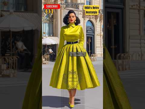 Bring Back the 1950s: Elegant & Timeless Fashion for Women Over 50 #MatureFashion #FashionOver50