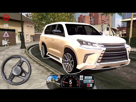 Driving 2025 Lexus LX 570 HOT🔥 Luxury SUV in Driving Simulator 2025