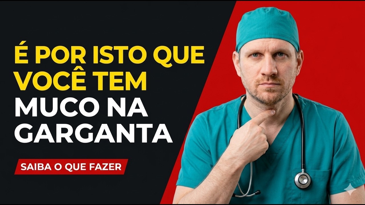 Por que você está sempre com muco na garganta? Um médico explica a verdadeira causa!