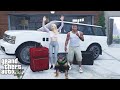Franklin And Loading Screen Girl's Road Trip in GTA 5 (funny)
