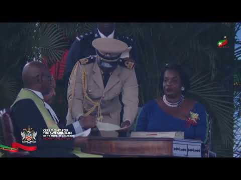 CEREMONY FOR THE SWEARING IN OF THE MEMBERS OF CABINET (ST. KITTS AND NEVIS)