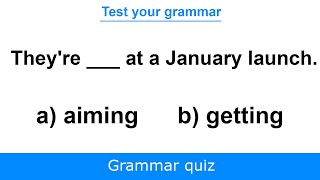 Phrasal Verbs - At | Grammar quiz | Grammar test