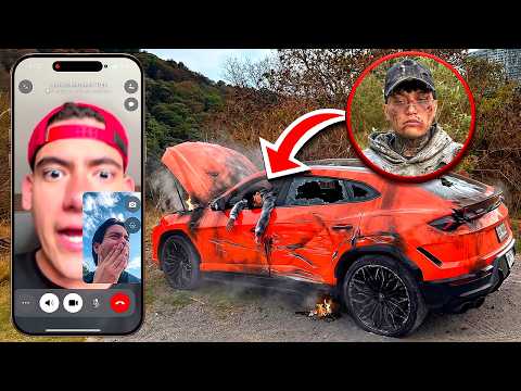 SANTANA CHOCO la LAMBORGHINI de DONATO! Él está BIEN?🥺