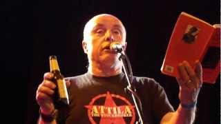 Attila the Stockbroker-The Poetry-Live @ Folk Fusion Festival-Paradiso-Amsterdam NL-12.02.2013-Pt 3.