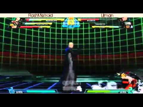 2-28-11 FlashMetroid (Viewtiful Joe/Tron/Morrigan) vs Lilman (Taskmaster/Storm/Wesker) 3 - MvC3