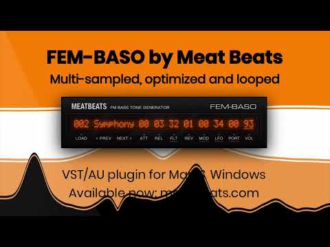 FEM-BASO FM Bass VST/AU plugin by Meat Beats