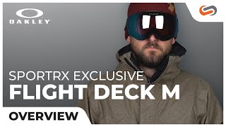 Oakley / SportRx Exclusive Flight Deck M Snow Goggle