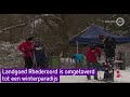 Rhederoord omgetoverd tot winterparadijs met langlaufen | Omroep Gelderland