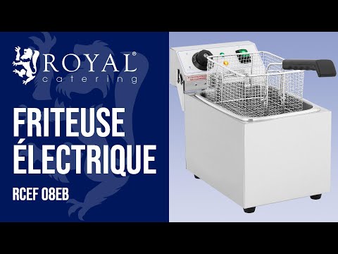Vidéo - Friteuse électrique - 8 litres - 230 volts