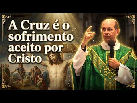 A Cruz é o sofrimento aceito por Cristo! #padrepauloricardo #igrejacatólica #sofrimento #jesus