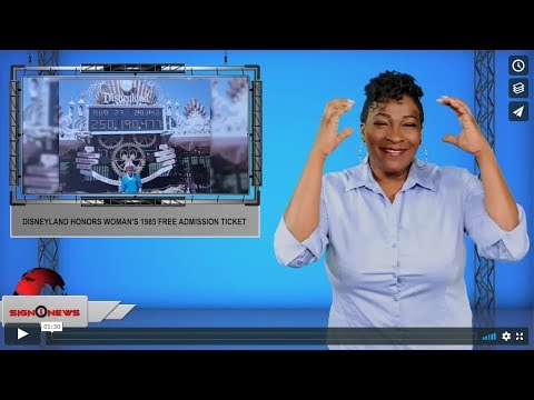 Disneyland honors woman's 1985 free admission ticket (ASL - 8.20.19)
