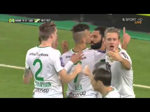 Alex first goal for Hammarby