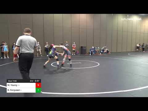 94 Lbs Quarterfinal Makayla Young Team Ohio Vs Rebecca Ferguson Team Illinois