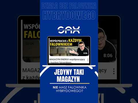 Magazyn energii współpracujący z każdym falownikiem!  #energiaodnawialna #dom #baterie