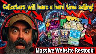 Pokemon Collectors getting less when selling their collections? Website Restock!