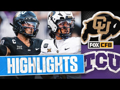 Colorado Buffaloes vs. TCU Horned Frogs  Highlights | FOX College Football