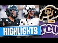 Colorado Buffaloes Vs TCU Horned Frogs Highlights FOX College Football