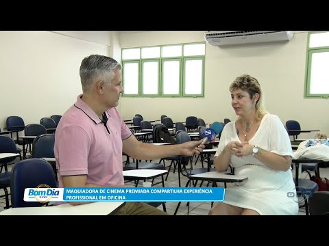 Maquiadora de cinema premiada compartilha experiência profissional em oficina 14 11 2022