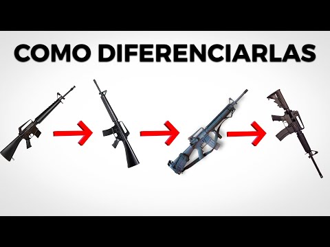 How to recognize the different variants of the M16/M4