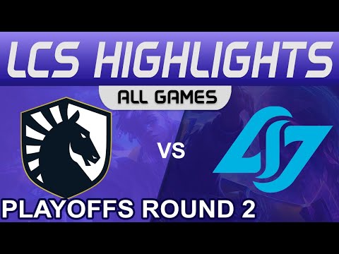TL vs CLG Highlights ALL GAMES Playoffs Round 2 LCS Summer 2022 Team Liquid vs Conter Logic Gaming