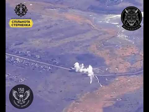 Strela-10 air defense system hit by FPV strike drone