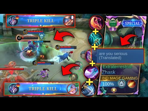 GOLD LANE ZHASK BUILD 2025 !! ZHASK vs HANABI WHO WIN? !! ZHASK GOLD LANE GAMEPLAY 