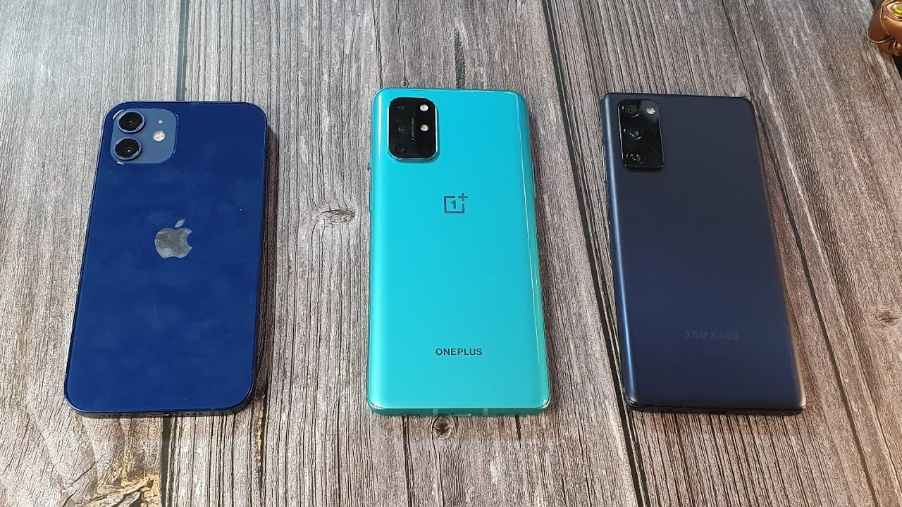 iPhone 12 vs Samsung S20 FE vs OnePlus 8T - ULTIMATE COMPARISON!