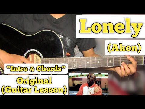 Lonely - Akon | Guitar Lesson | Intro Melody & Chords | (Fingerstyle)