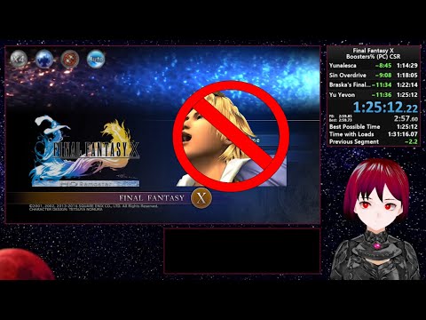Final Fantasy X any% (PC) CSR with boosters speedrun - 1:25:12