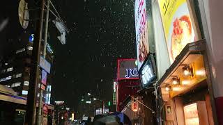 雪降った～‼️