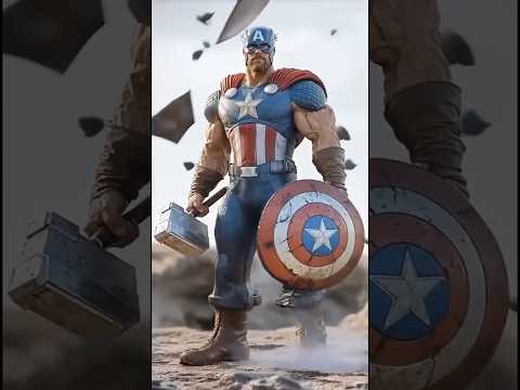 Captain America & Joker Fusion Fun Toys - Marvel Toys #marvel #spiderman