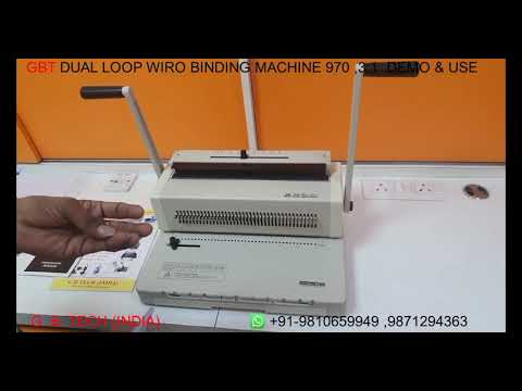 Wiro Binding Machine 970 F/S ( Heavy Duty) 3:1