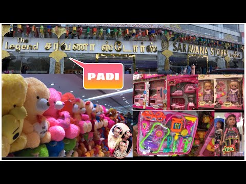 Padi Saravana stores Shopping vlog | Toys collections | in tamil