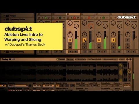 Ableton Live Tutorial: Intro to Warping + Slicing Audio - Thavius Beck