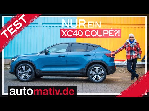 Volvo C40 Recharge (2022): Mehr als ein XC40 Coupé?! Aerodynamik, Effizienz, Design
