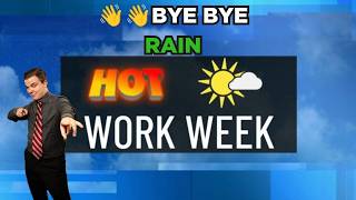Mostly dry work week ahead