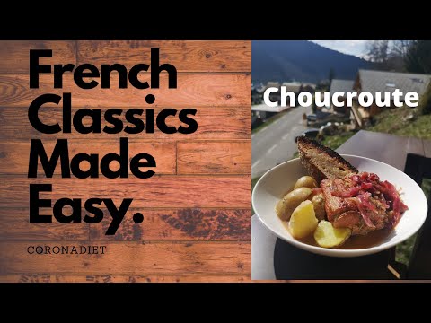 Our Choucroute Recipe, An Easy French Classic. Slow cook perfection!