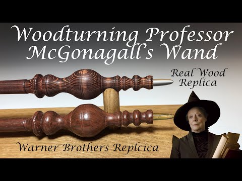 Making McGonagall's Wand - from real fir wood!