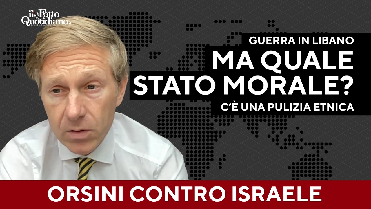 Orsini: "Altro che Stato morale: ecco cosa stanno facendo davvero i soldati israeliani"