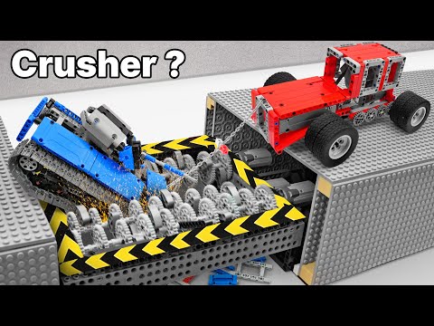 LEGO Cars Go Head-to-Head in a Tug of War Battle | FM Lego Technic