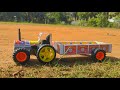 How To Make Matchbox Tractor II DIY Tractor Trolley With DC Motor II School Project Ashton Creative