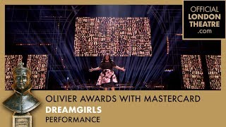 Amber Riley performs And I Am Telling You at the Olivier Awards 2017 with Mastercard