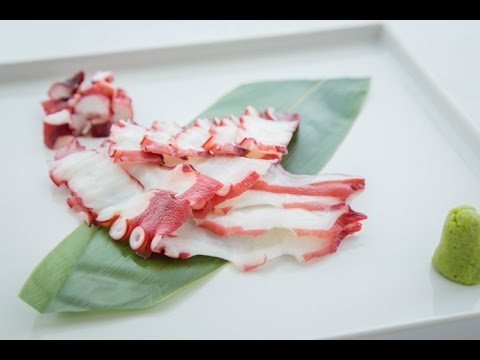 How to Cut Octopus (Tako) Sashimi