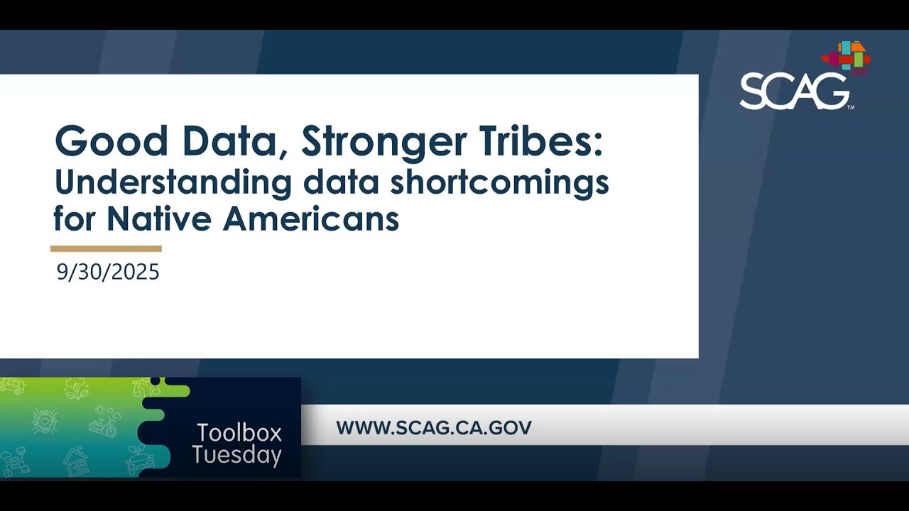 Toolbox Tuesday: Good Data, Stronger Tribes: Understanding Data Shortcomings for Native Americans