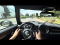 Mini R57 John Cooper Works 2011 LCI POV Drive With Pure Stock Exhaust Sound