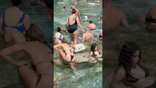 ☀️Magic Of The Swimming Pool Pamukkale Turkey -Good Day? #cleopatra #swimming #pool